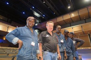 Daniel Dube, Rob Young, Philemon Sewela, Cedric Ramwela and John Phiri